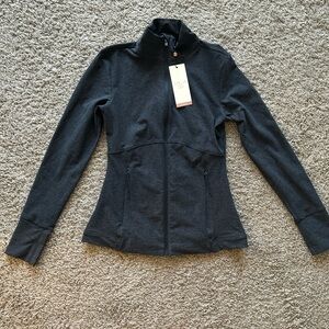 Women's Dark Blue Yoga Zip-up